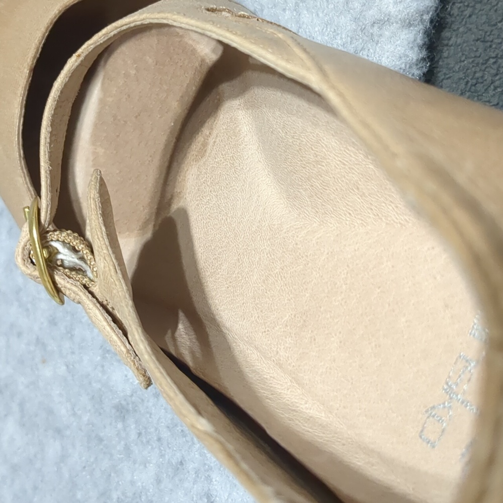 Dansko Peyton Mary Jane Heel Clog Sand Shoe Size EU 37 US 6.5 - Picture 8 of 11